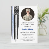 Militaire Vlag, Luchtmacht Basic Training Afstuder Kaart (Staand voorkant)