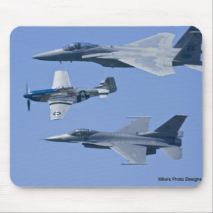 Militaire vlucht Mousepad Muismat