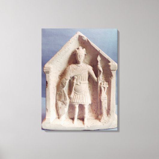 Militaire vochtige tablet gevonden in Bisley, Roma Canvas Afdruk (Voorkant)