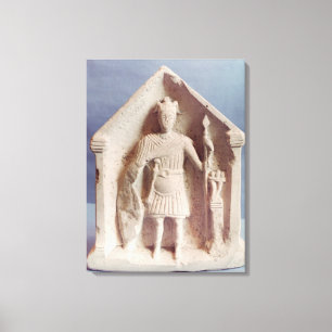 Militaire vochtige tablet gevonden in Bisley, Roma Canvas Afdruk