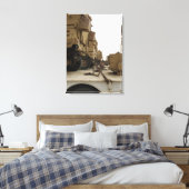 Militaire voertuigen zijn vergrendeld op een vrach canvas afdruk (Insitu (Slaapkamer))