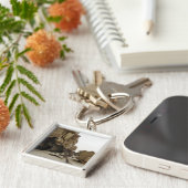 Militaire voertuigen zijn vergrendeld op een vrach sleutelhanger (Zijkant)