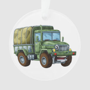 Militaire vrachtwagen - appreciatie ornament