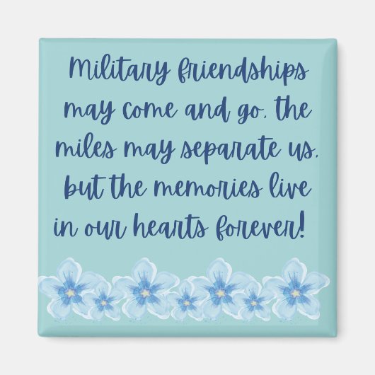 Militaire vriendschap kom en ga Magnet (Voorkant)