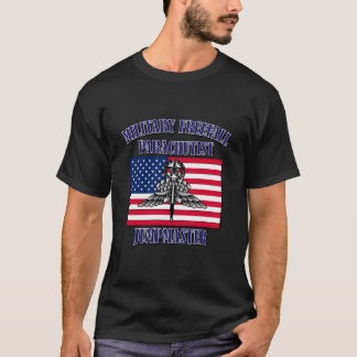Militaire Vrijevalschermspringer Sprongmeester Fro T-shirt