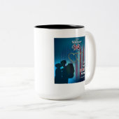 Militaire vrouw koffie Mok (Voorkant rechts)