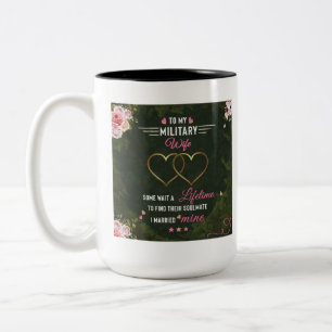 Militaire vrouw koffie Mok