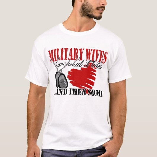 Militaire vrouwen hebben t-shirt (Voorkant)