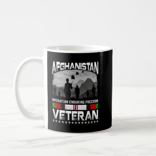 Militaire VS-strijdkrachten Veteran Proud Koffiemok (Links)