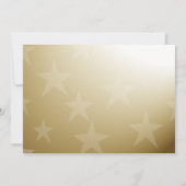 Militaire weg partij goud en rood kaart (Achterkant)