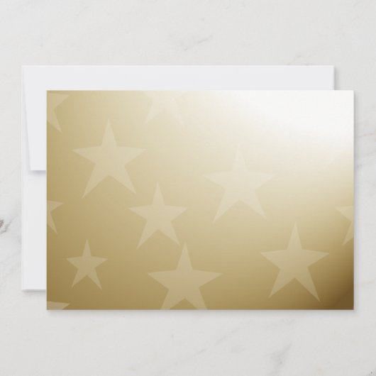 Militaire weg partij goud en rood kaart (Achterkant)