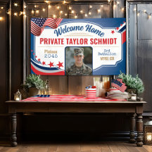 Militaire Welkom Thuis Foto Patriottische Amerikaa