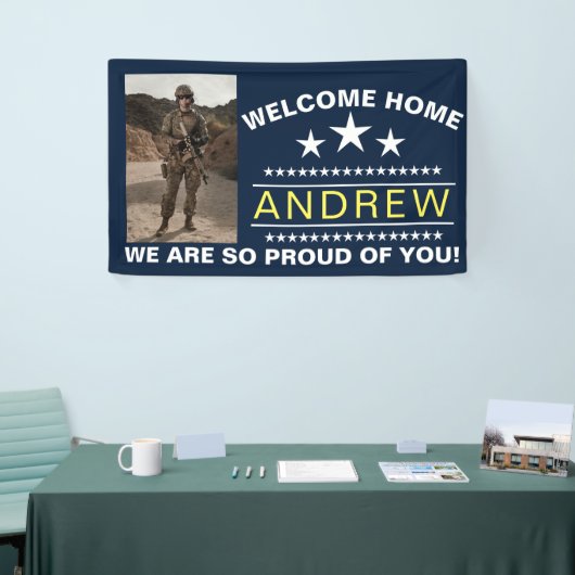 Militaire Welkomstbanner - Nationale Garde van het Spandoek (Beurs)