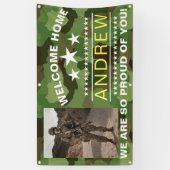 Militaire Welkomstbanner - Nationale Garde van het Spandoek (Verticaal)