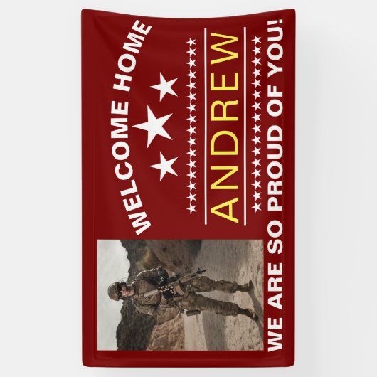 Militaire Welkomstbanner - Nationale Garde van het Spandoek (Verticaal)