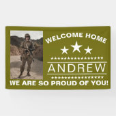 Militaire Welkomstbanner - Nationale Garde van het Spandoek (Horizontaal)