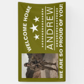 Militaire Welkomstbanner - Nationale Garde van het Spandoek (Verticaal)