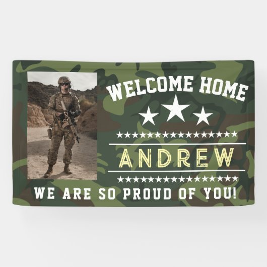 Militaire Welkomstbanner - Nationale Garde van het Spandoek (Horizontaal)