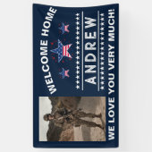 Militaire Welkomstbanner - Nationale Garde van het Spandoek (Verticaal)
