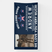Militaire Welkomstbanner - Nationale Garde van het Spandoek (Verticaal)