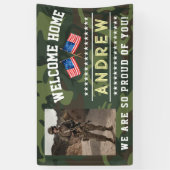 Militaire Welkomstbanner - Nationale Garde van het Spandoek (Verticaal)