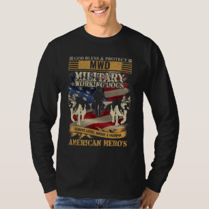 Militaire werkhond - American Hero's Patriotic T-shirt