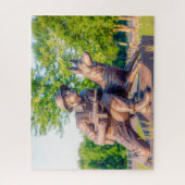 Militaire Werkhond Herdenking Legpuzzel (Verticaal)