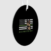 Militaire werkhond ornament (voorkant)