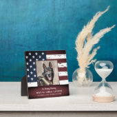 Militaire Werkhondenmonument Ter Herinnering Aan Fotoplaat (Insitu)