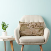 Militaire woestijnzand Camo Pillow Kussen (Stoel)