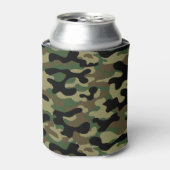 Militaire Woodland Camouflage Blikjeskoeler (Blikje Voorkant)