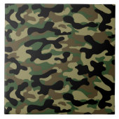 Militaire Woodland Camouflage Tegeltje (Voorkant)