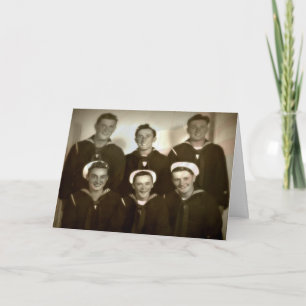 Militaire WWII Foto - Veterans Day Groet Bedankkaart