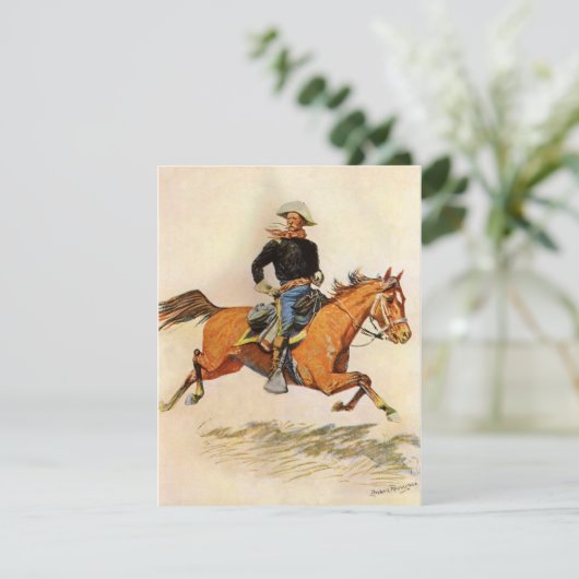  militairen, Cavalerie Officier Remington (Staand voorkant)