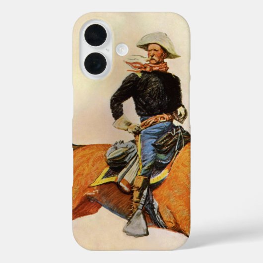  militairen, Cavalerie Officier Remington Case-Mate iPhone Case (Achterkant)