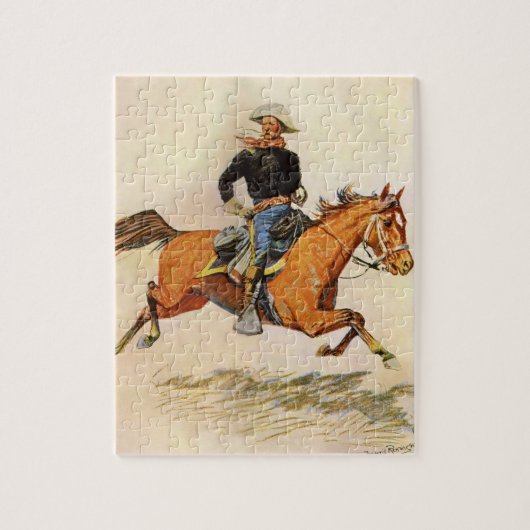  militairen, Cavalerie Officier Remington Legpuzzel (Verticaal)