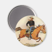  militairen, Cavalerie Officier Remington Magneet (Voorkant / Achterkant)