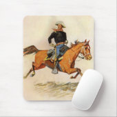  militairen, Cavalerie Officier Remington Muismat (Met muis)