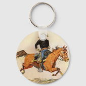  militairen, Cavalerie Officier Remington Sleutelhanger (Voorkant)