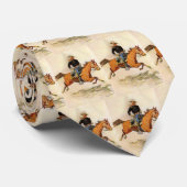  militairen, Cavalerie Officier Remington Stropdas (Opgerold)