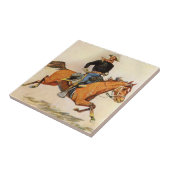  militairen, Cavalerie Officier Remington Tegeltje (Zijkant)