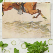  militairen, Cavalerie Officier Remington Theedoek (Gevouwen)