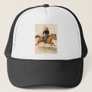  militairen, Cavalerie Officier Remington Trucker Pet