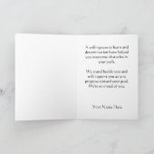  militairen feliciteren Kaart (Binnen)