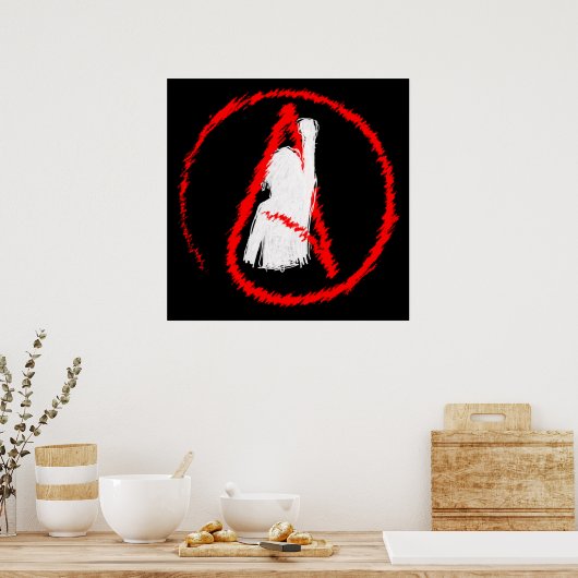 Militant Atheïst Poster (Keuken)