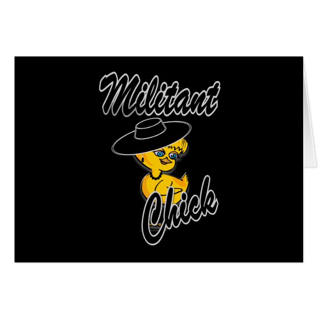 Militant Chick #4 (Voorkant Horizontaal)