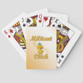 Militant Chick Speelkaarten (Achterkant)