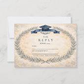 Military Air Force Graduation Theme RSVP Kaartje (Voorkant)