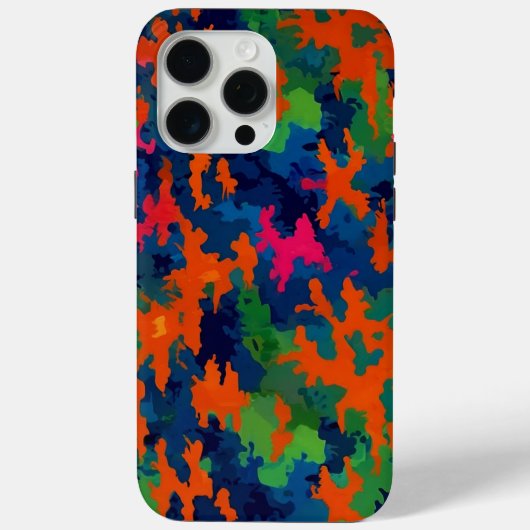 Military Armed Forces Camouflage Stijl Neon Nights Case-Mate iPhone Case (Achterkant)