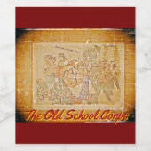 Military Art Marine Corps-label Wijn Etiket (Enkel label)